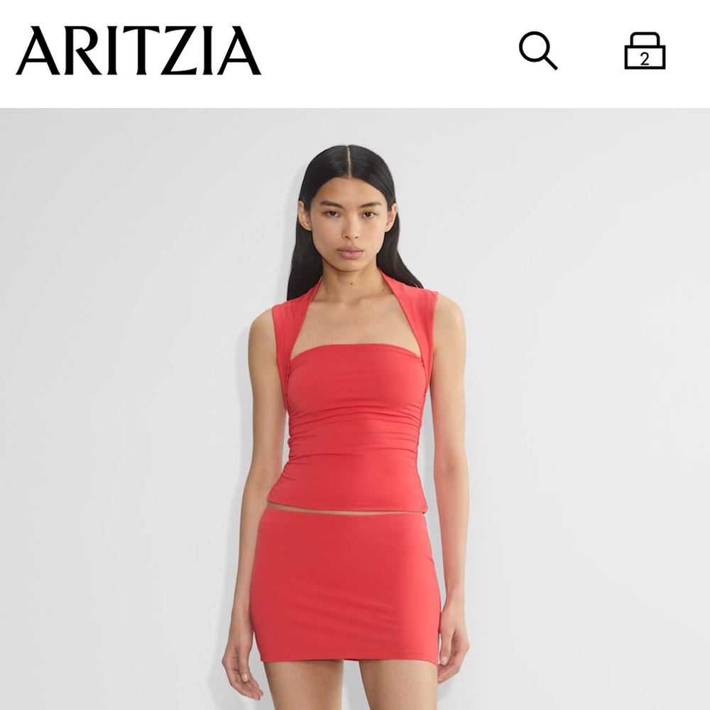 Aritzia Original Contour Flourish Top - Picture 2 of 3